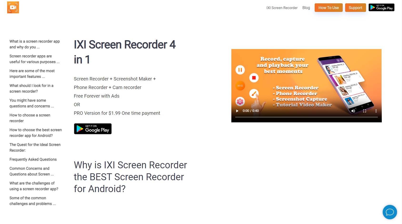 IXI Screen Recorder