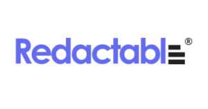 Redactable logo